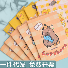 可爱卡通A5车线本学习用品软面抄护眼笔记本实用横线日记本批发
