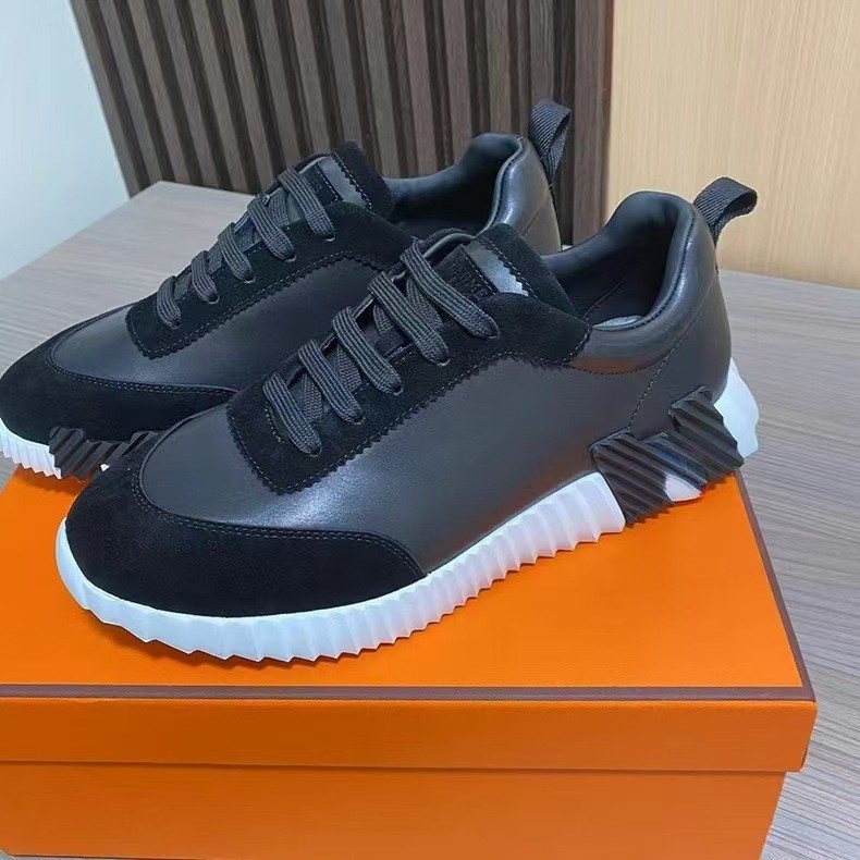 In-Stock Cross-Border Breathable Casual Shoes, Genuine Leather H2025 Lightweight Sports Shoes, Men's Sneakers, European Style Men's Shoes