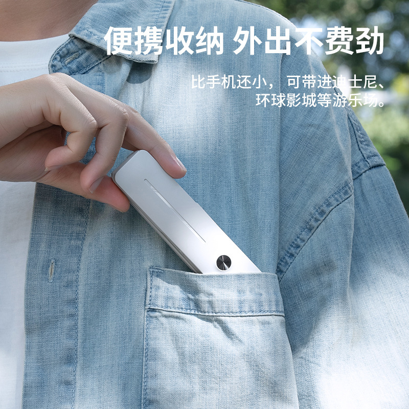 コンパクトでポータブルな360度回転ハンドヘルド自撮り棒、手ぶれ補正、格納式Bluetooth屋外写真旅行アーティファクト|undefined