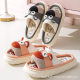 Cross-border wholesale cartoon linen slippers spring and summer indoor and outdoor wear thick-soled non-slip deodorant men's and women's excrement-resistant sandals