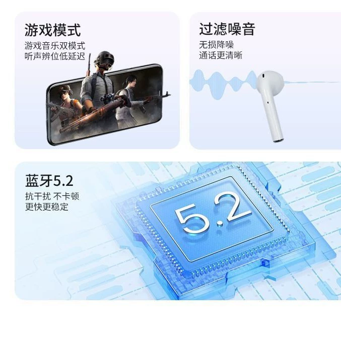 Беспроводные наушники, вкладыши для младших школьников, Bluetooth
