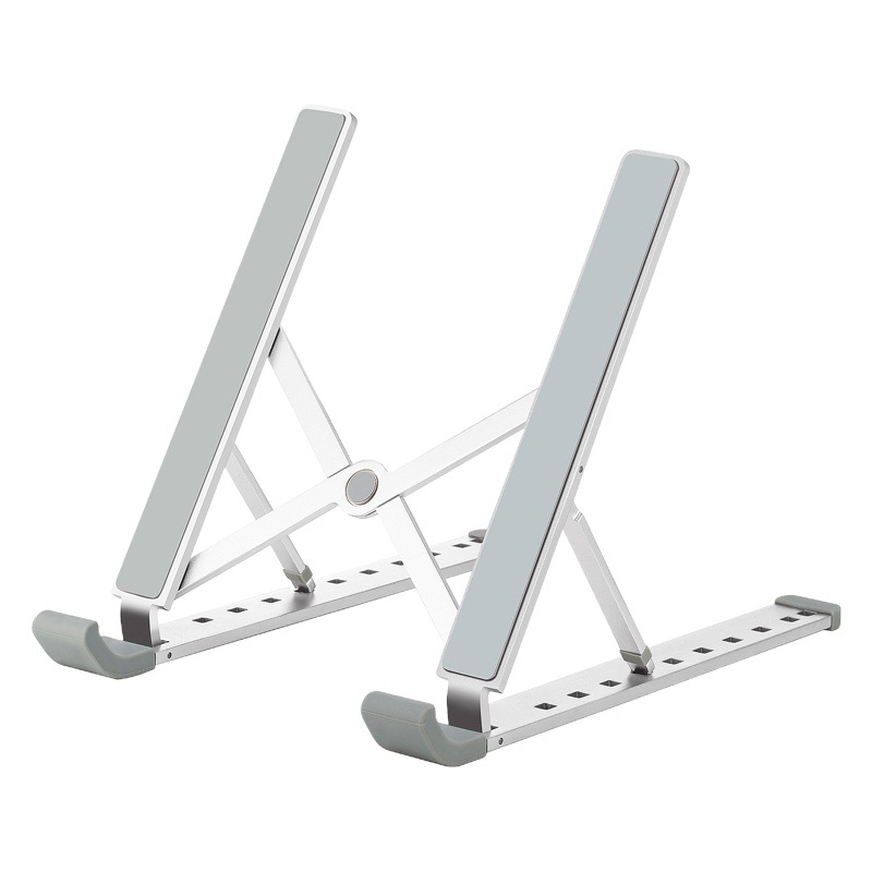 Aleación de aluminio soporte de refrigeración de elevación invisible portátil plegable portátil soporte de la tableta soporte portátil