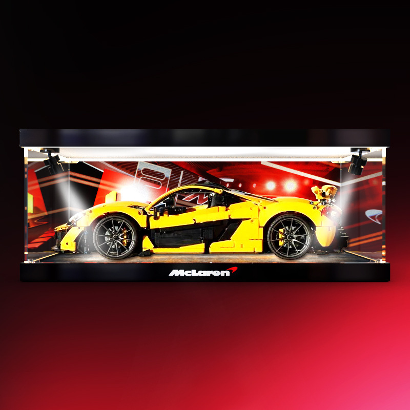 Lego 42172 McLaren P1 Building Blocks Model Cover Acrylic HD Dust Cover Transparent Storage Box