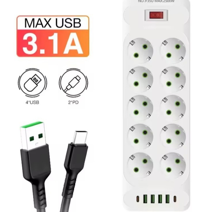 Comercio exterior estándar europeo conector USB tipo C conector ruso línea de cable estándar europeo placa de conexión ruso