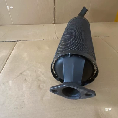 Single-cylinder tractor agricultural: Car muffler