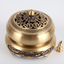 仿古铜香炉家用室内三足沉香檀香炉中式禅意茶道盘香熏香炉香薰炉