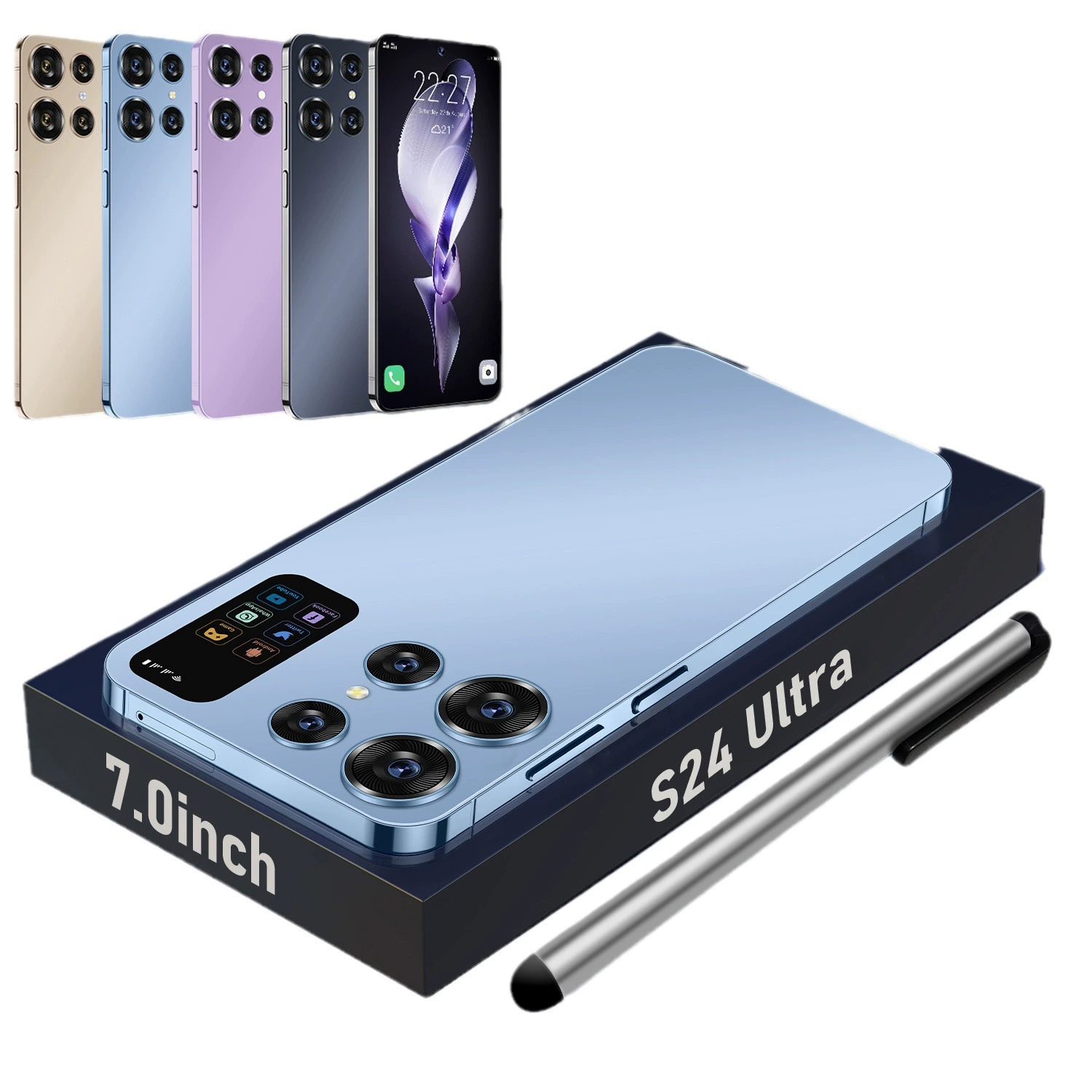 (Торговля через границу), S24, смартфон, мобильный телефон, S24 Ultra, 7,0 дюйма, Android, оптовая торговля