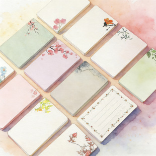 �A��y�T�fС��Ƭ�񿨼�diy���~�����Ϳ�DIY��Ƭ��ɫţƤ��С��