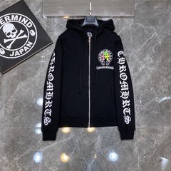 24SS CH重工幻彩フラッシュ片クロスファスナーと帽子のコートのカップルのクロスボーダー専用供給