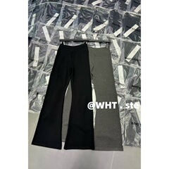 十三行正品2025秋季新款韩系时尚百搭ins纯色高腰显瘦直筒休闲裤