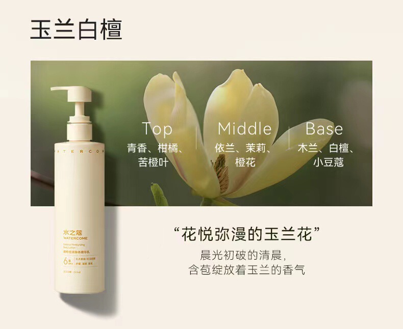 水之蔻身体乳倍润身体精华乳保湿补水持久留香清爽不油腻批发代发|undefined