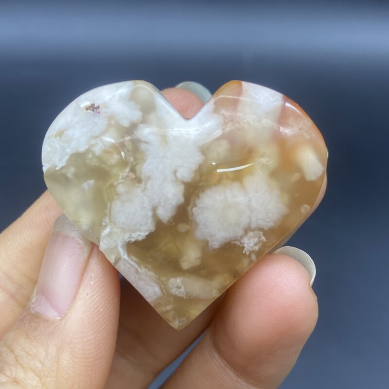 天然玛瑙爱心火苗创意摆件水晶小摆件桌面摆件手工雕刻件装饰 图 4