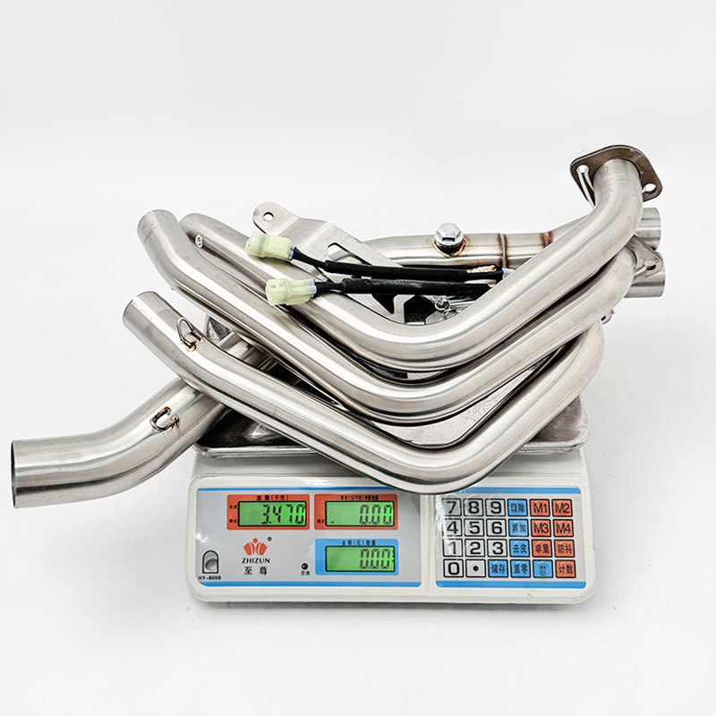 Suitable for 21-25 Mt09 Fz09 Motorcycle Modified Exhaust Pipe, New Mt/Fz09 Front Bend Pipe