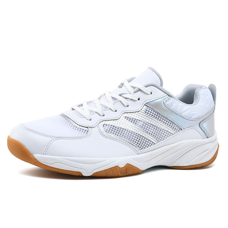 Zapatillas profesionales transfronterizas, malla transpirable, zapatos deportivos de bádminton, zapatos de entrenamiento integrales antideslizantes y resistentes al desgaste para mujer, hombres y mujeres