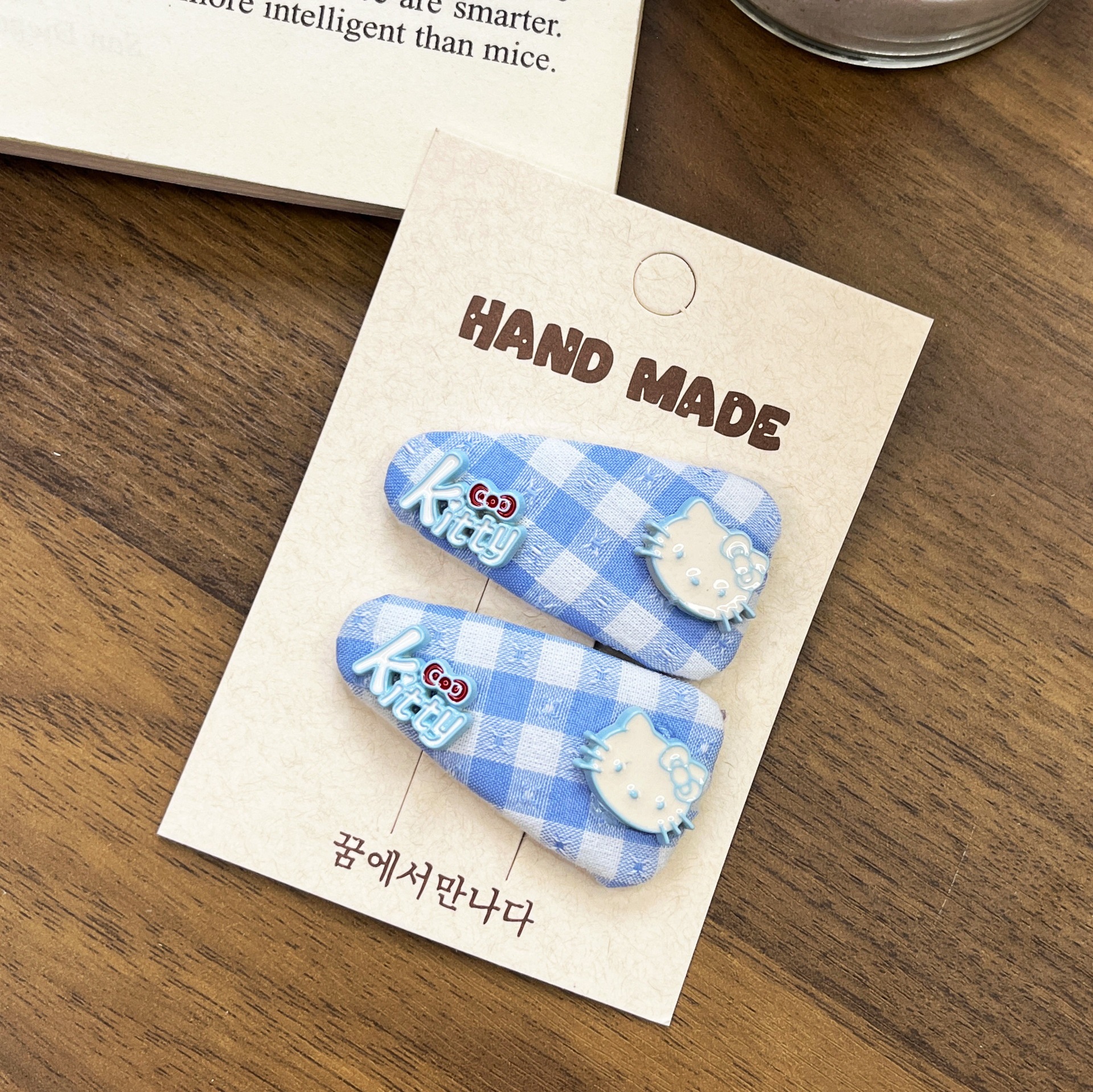 Coreano dulce versátil pequeño niño punto ondulado BB clips para niños color caramelo elíptico clips para el cabello lateral joyería para el cabello