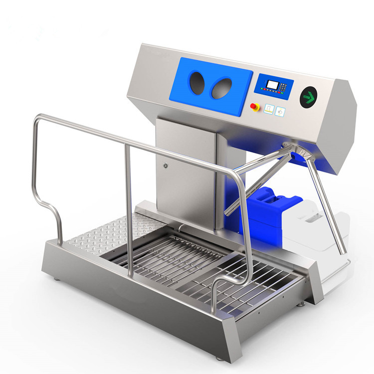 人员消毒卫生清洁站手部消毒烘干鞋靴清洗消毒一体机考勤人脸识别