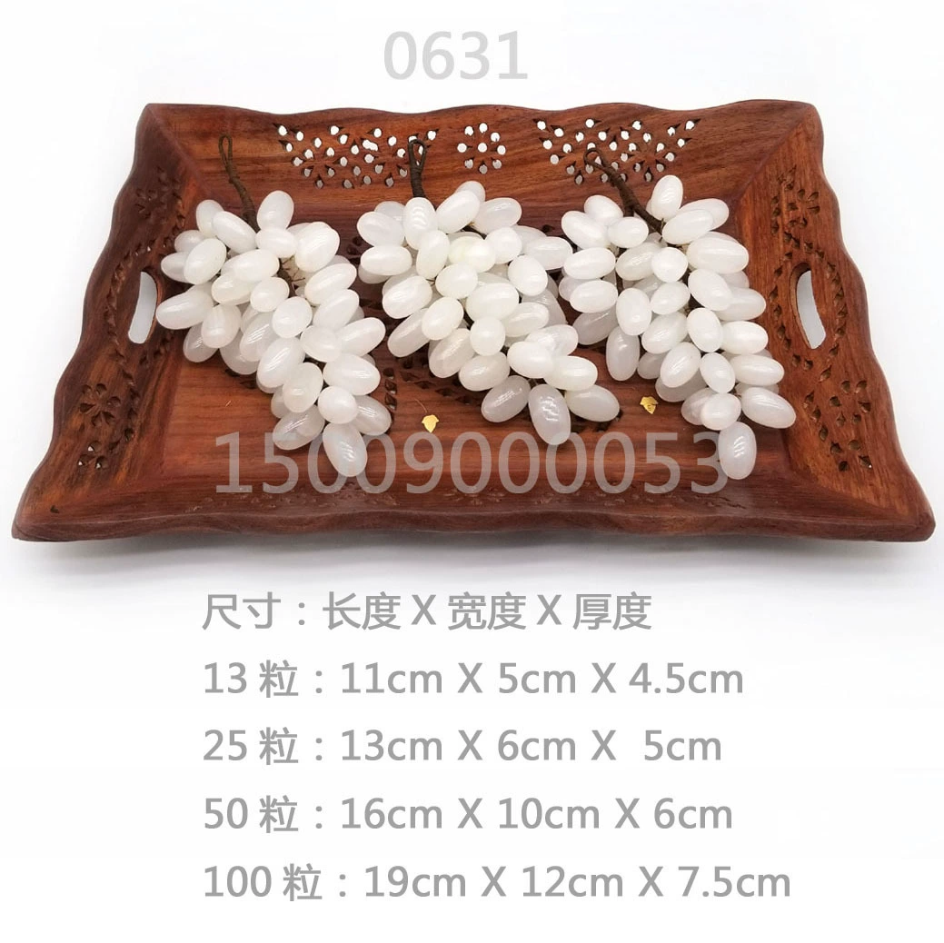 Jade Grape Plasma Soft Instyral Study Room Study Model Tea Ceremony Crafts Chinese Decoration Automobile Pendant