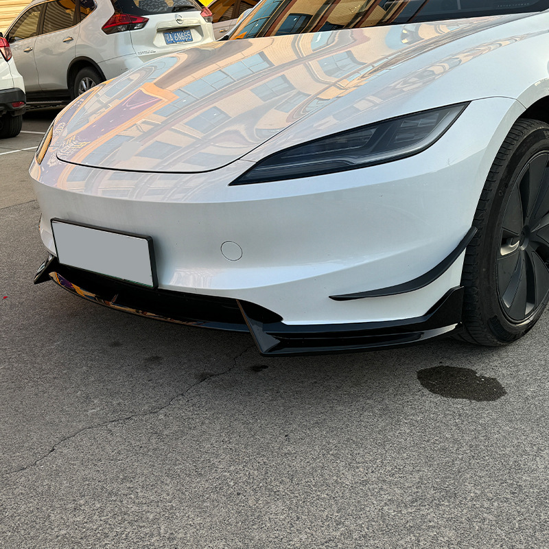 Suitable for Tesla Tesla Tesla Huanxin model3 2024 modified front lip small surrounding front shovel non-destructive installation