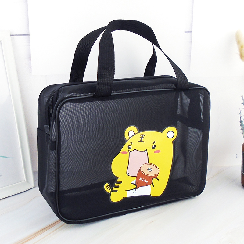 Bolsa de lavado de malla con fugas bolsa de baño de gran capacidad para mujeres bolsa de baño Portátil Bolsa de baño cesta de baño de viaje para hombres cesta de baño bolsa de almacenamiento