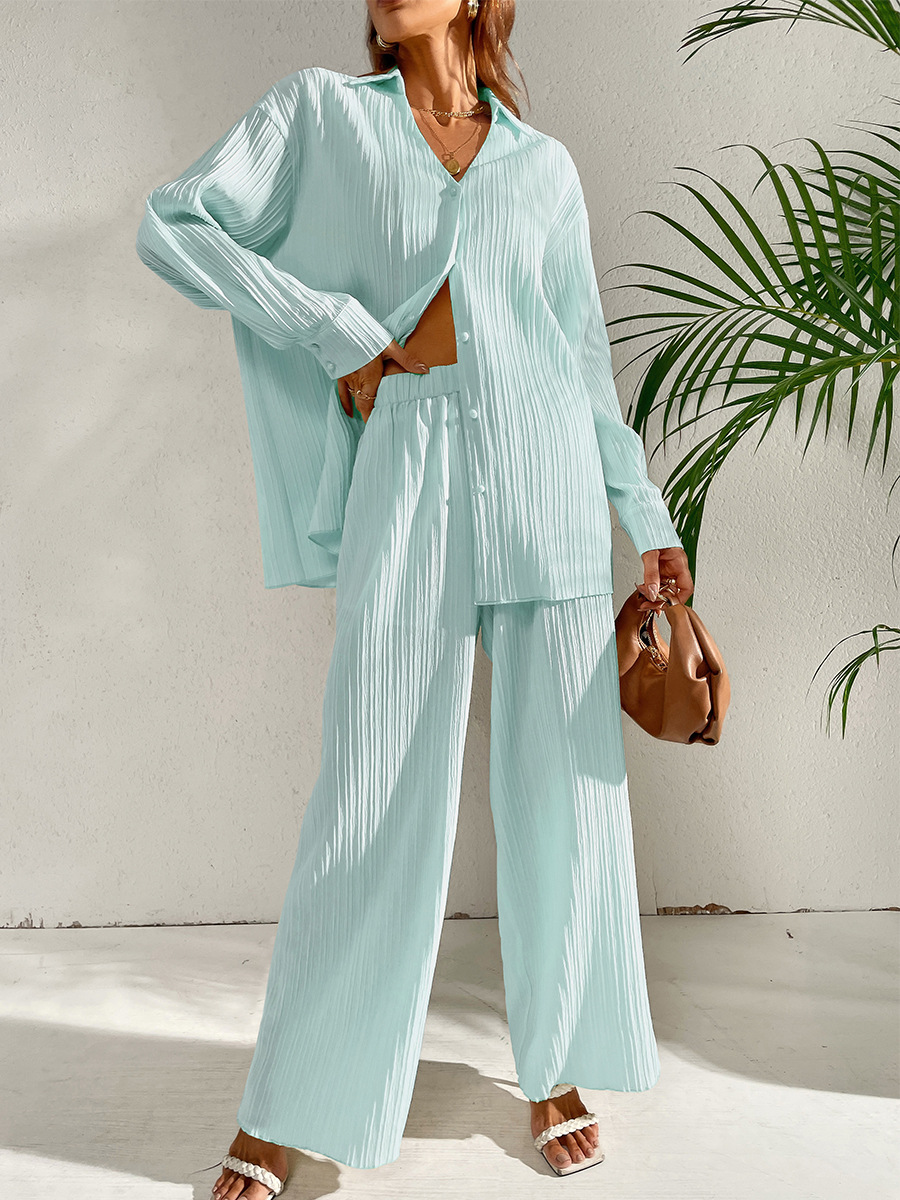 546g Weight Long Sleeve Sleeve Length 4-Way Stretch Fabric, Cotton Silk, Polyester Fabric Type Pant Co-ord Set Sets Type 2 Piece Set Quantity Daily Occasion Breathable Function Regular Fit Fit Type Solid Color Pattern Spring, Autumn Season Women'S Gender Patchwork Design Fashion Style Daily Women'S Fashion Solid Color 4-Way Stretch Fabric Cotton Silk Polyester Patchwork Pant Co-ord Set Pants Sets 22