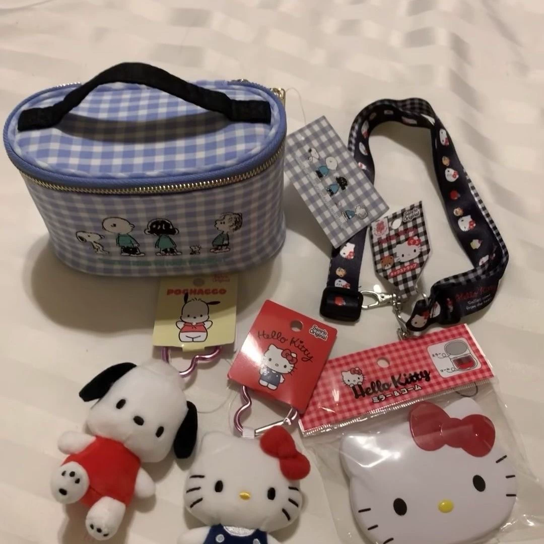 Плюшевая подвеска-брелок для ключей (Hello Kitty) симпатичная кукла, мягкая мини-плюша 10+ вариантов дизайна, подарок 0.038 кг