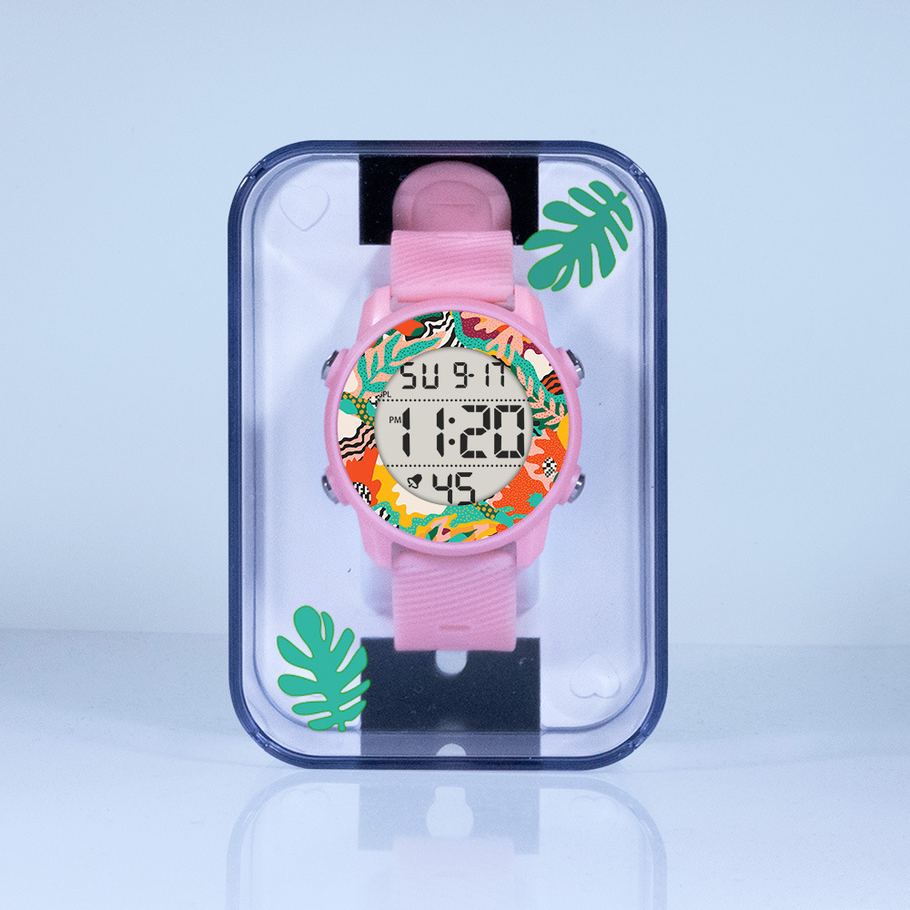 Tendencia de alto valor facial estudiantes varones y mujeres alarma reloj electrónico de ocio nocturna cronometrador deportivo multifuncional lote de reloj electrónico