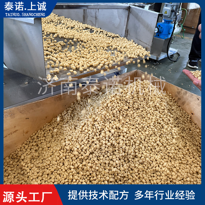 印度拉丝蛋白素肉颗粒生产线 大豆拉丝蛋白设备 球状组织蛋白机器