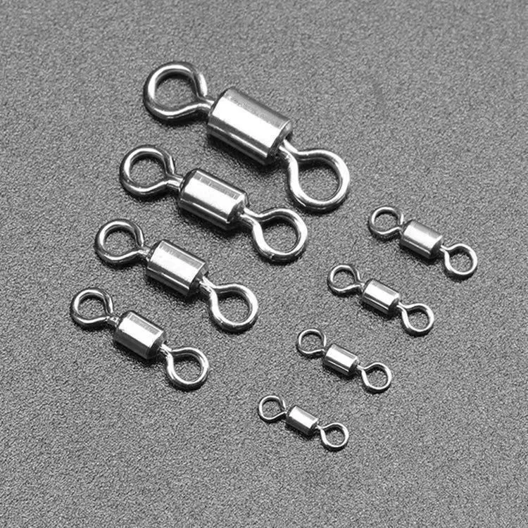 Высокоскоростной рыболовный аксессуар из нержавеющей стали, большой поворотный соединитель с большой разгрузочной способностью.