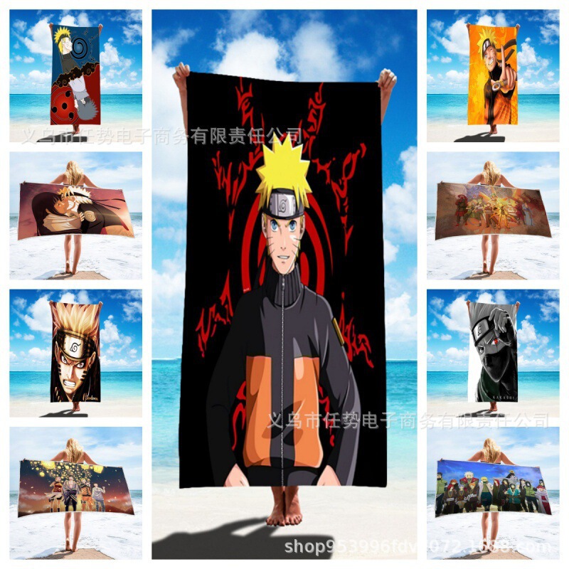Cross-Border New Naruto Series Printed Swimming Towel Bath Towel Microfiber Absorbent Beach Towel Quick-Drying Towel Cross-Border New Naruto Series Printed Swimming Towel Bath Towel Microfiber Absorbent Beach Towel Quick-Drying Towel