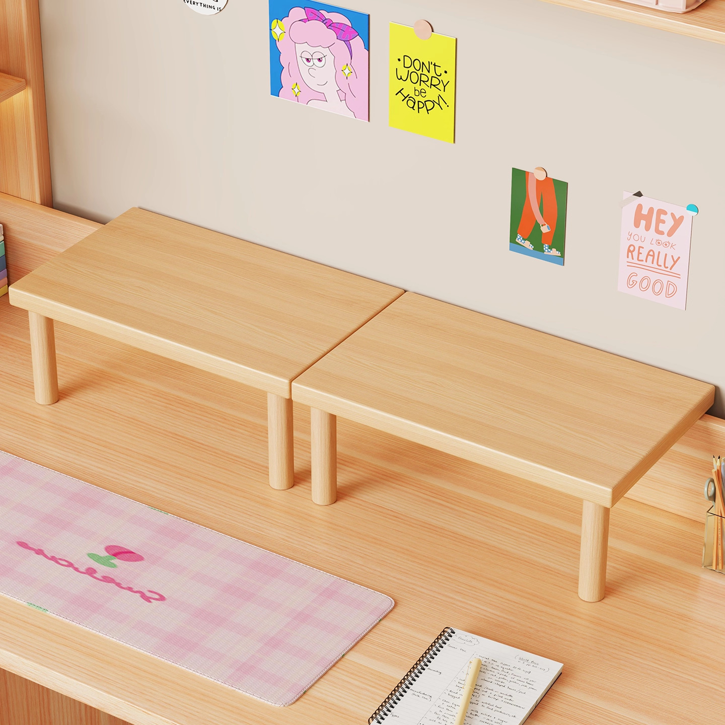 Desktop Riser Dormitory Desk Extension Board Gap Filler Artifact Desk Gap Divider Student Computer Small Desk Board