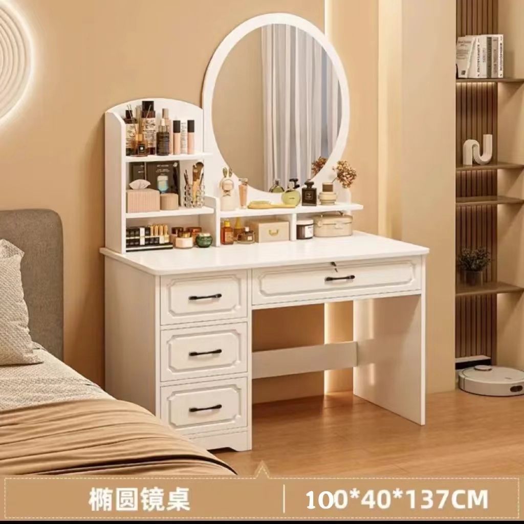 Fábrica directa de dormitorio pequeño simple mesas de vestuario dormitorio simple moderno gabinete de almacenamiento de mesa de vestuario una