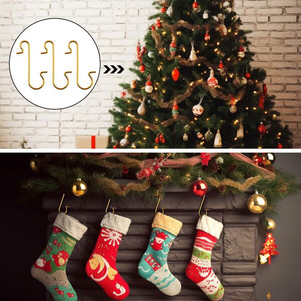ORNAMEENTS HOOKS Christmas Decoration Metal Hook Iron Festival…