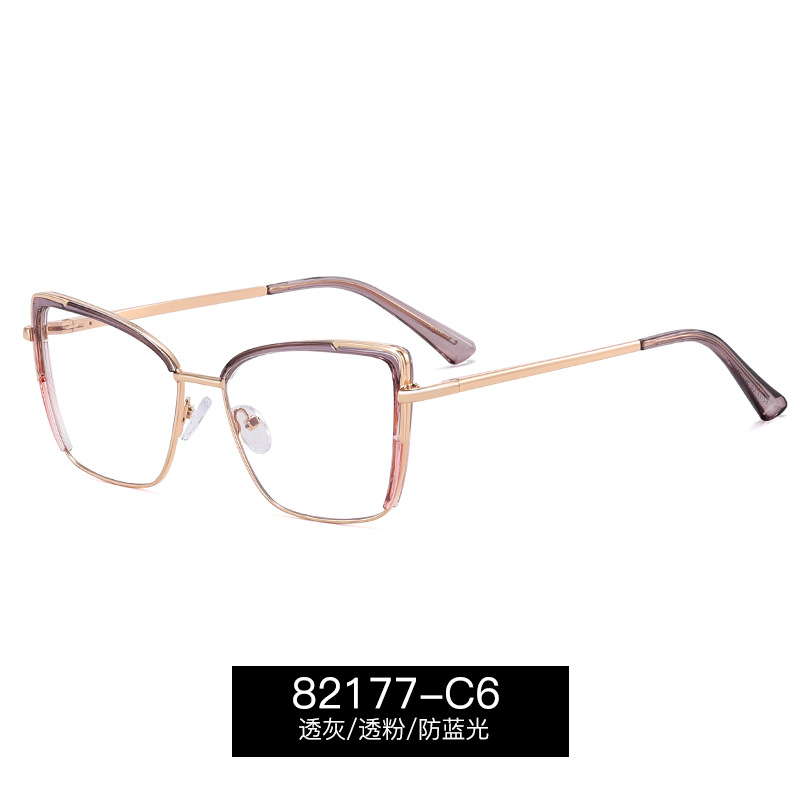 82177 nuevo comercio exterior transfronterizo brasileño venta caliente doble marco de gafas de color fuente de fábrica puede equiparse con gafas de miopía mujer image 12