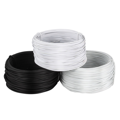 Galvanized steel wire for grapes, electrical cable ties, zip ties, binding wires, and coated iron strips—available in round, flat, black, and white varieties.