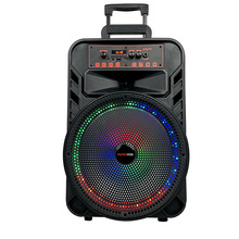 12寸20W便携式音箱 店铺促销扩音 蓝牙播放带有线麦克风 支持OEM