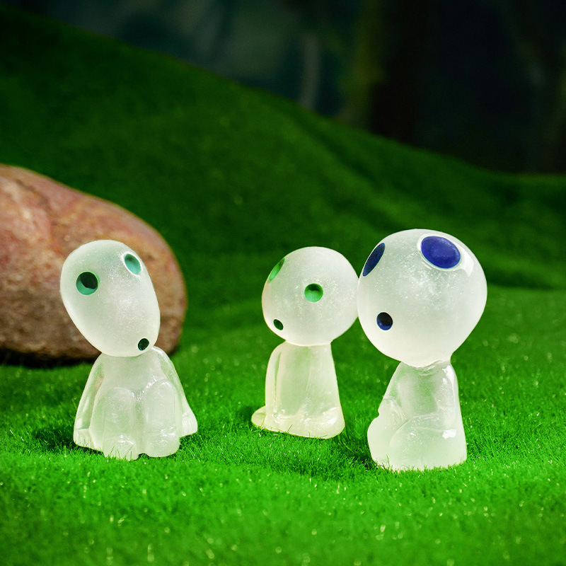 Adornos de resina para acuarios, micropaisaje de musgo, pequeño tronco de árbol luminoso, decoración de jardín para pasteles, escena DIY