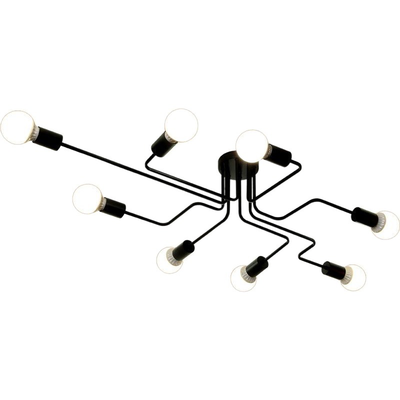 Lámparas de iluminación interior decorativas americanas dormitorio Internet Celebrity Nordic salón balcón bombilla lámpara de techo lámpara al por mayor transfronteriza