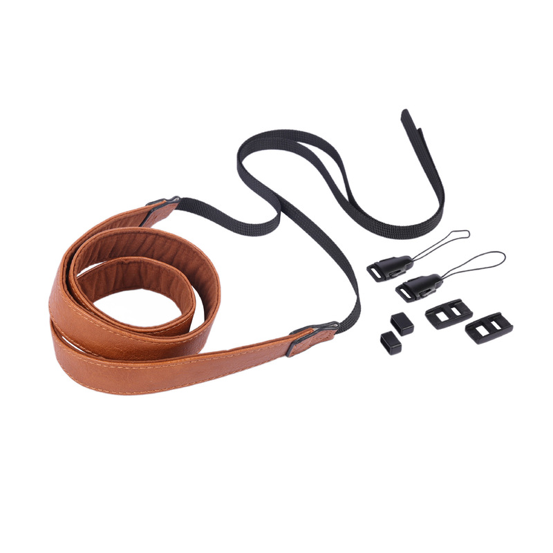 Backpacker Z27 SLR camera strap, ultra-soft leather shoulder strap, adjustable for small to medium-sized cameras Backpacker Z27 SLR camera strap, ultra-soft leather shoulder strap, adjustable for small to medium-sized cameras