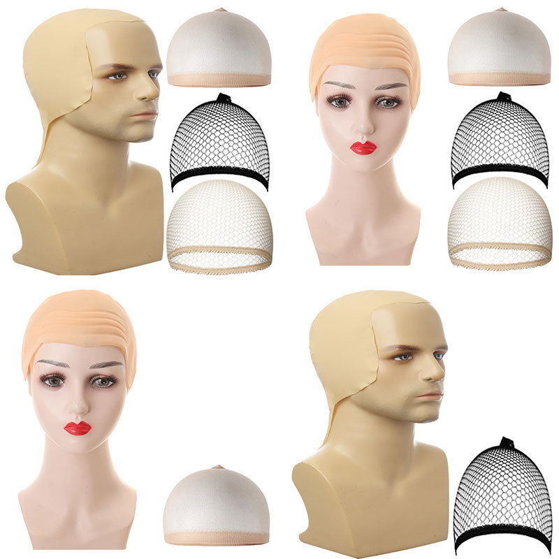 Halloween fake scalp bald head Heshang head wig fake scalp dress up bald head set bald head scalp performance props