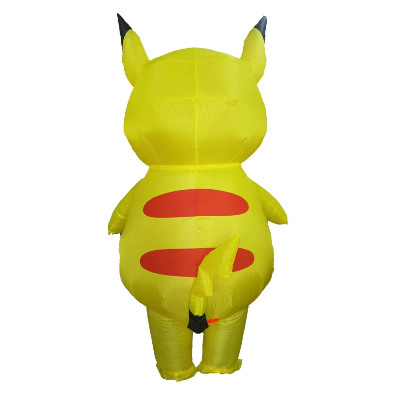 Популярный ввоз Pikachu инфляционный костюм, милый мультяшный персонаж, праздничные реквизиты Pikachu инфляционный костюм