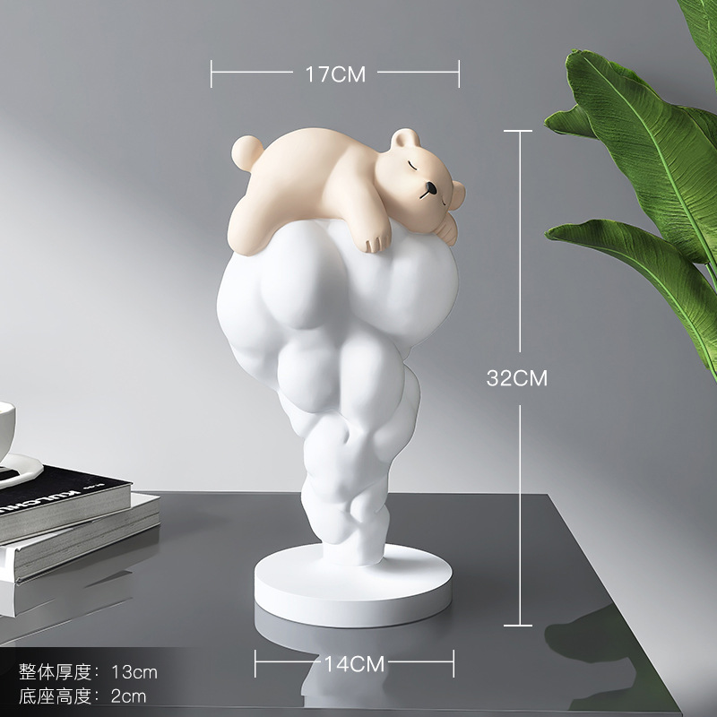 곰 장식품 거실 홈 소프트 장식 현관 레스토랑 TV 캐비닛 와인 캐비닛 데스크탑 이사 축하 생일 선물