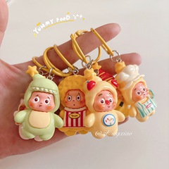 かわいい大きな漫画スターマンキーホルダーペンダントクリエイティブバッグペンダントバックパックアクセサリーガールフレンドカップルギフト
