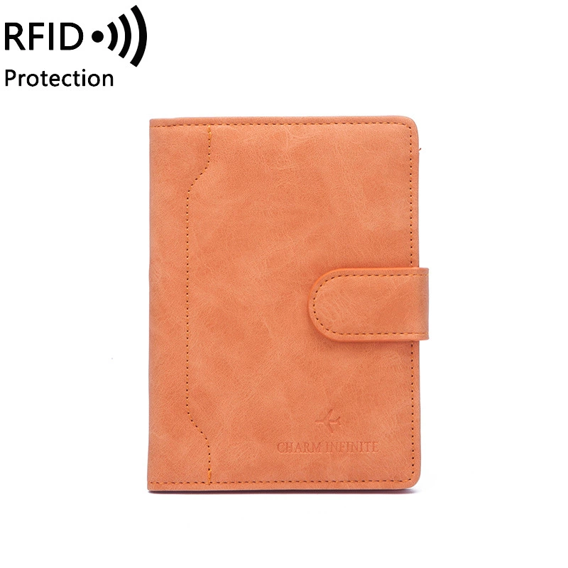 Портмоне-органайзер для паспорта, RFID-блокировка, обложка из кожи, размер 14.8×11×1 см