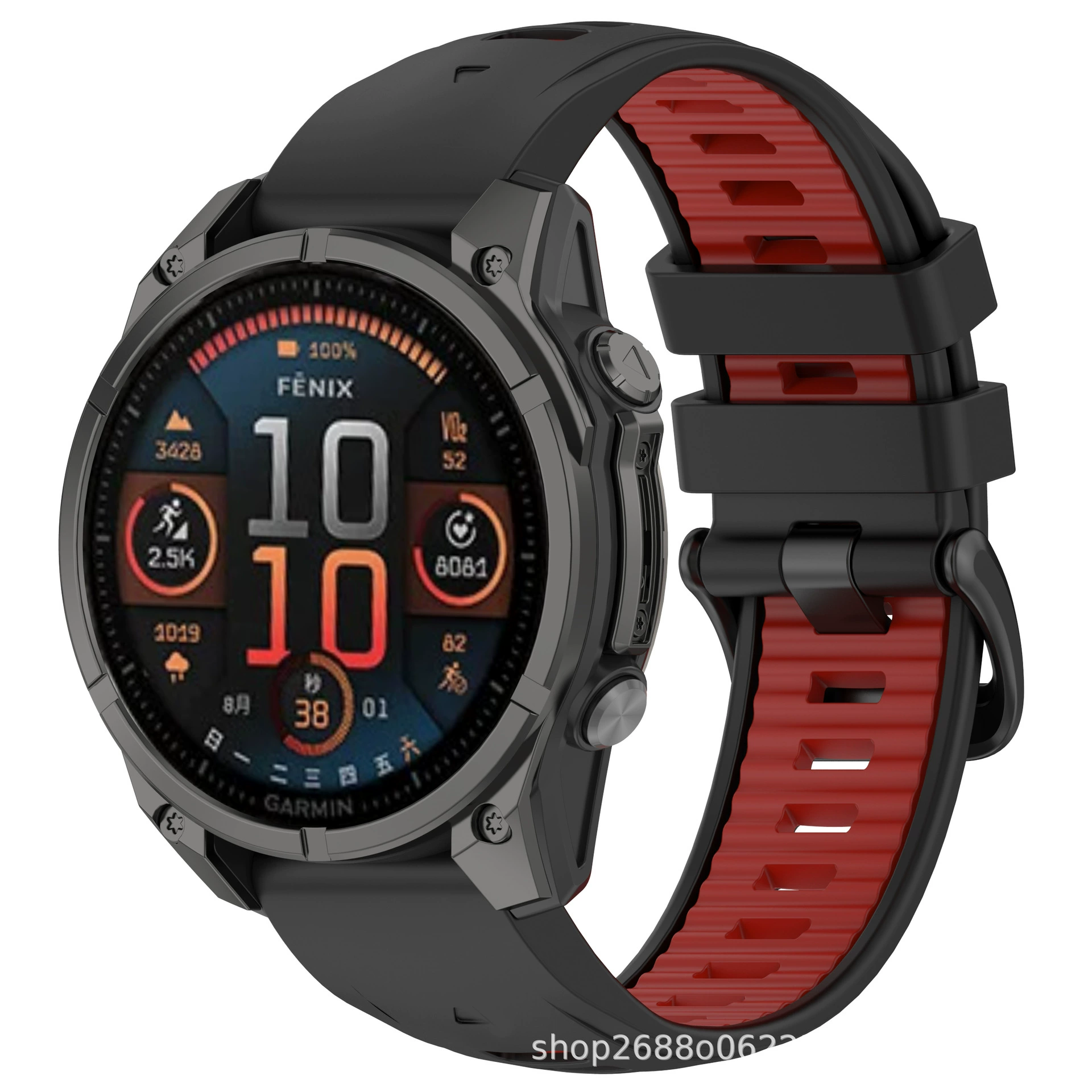 Keyi is suitable for Garmin Fenix8 silicone strap Enduro3 official same strap FenixE strap