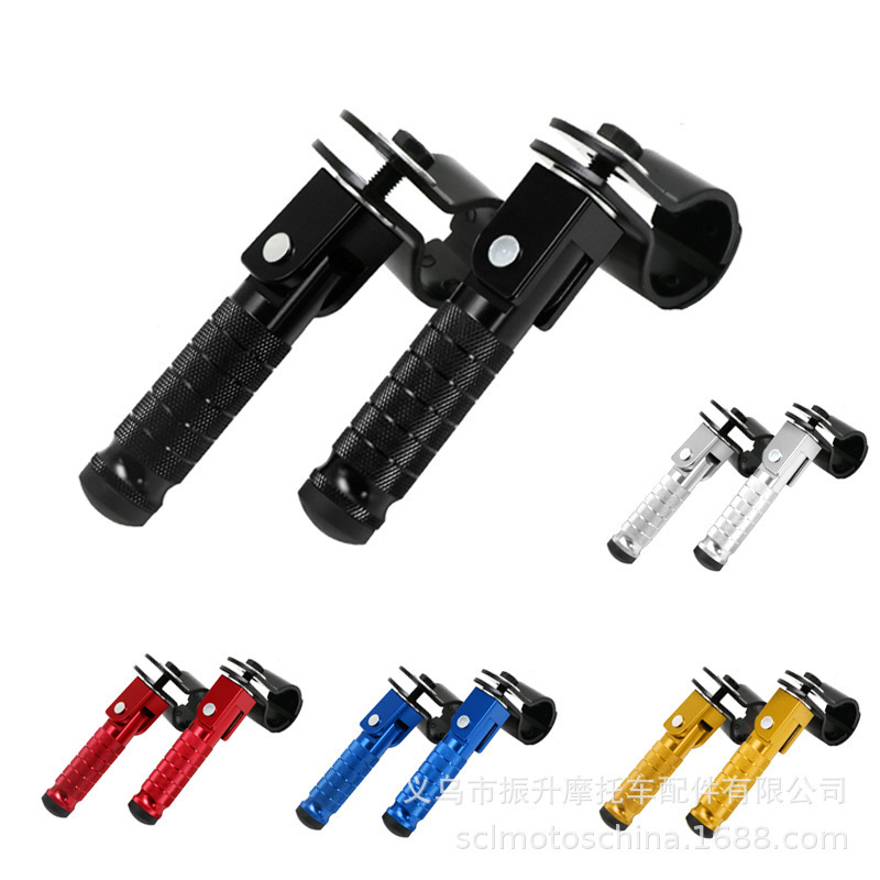 Suitable for Harley Retro Motorcycle Modified Footrests, Cnc Folding Foot Pegs, and Electric Scooter Crash Bars