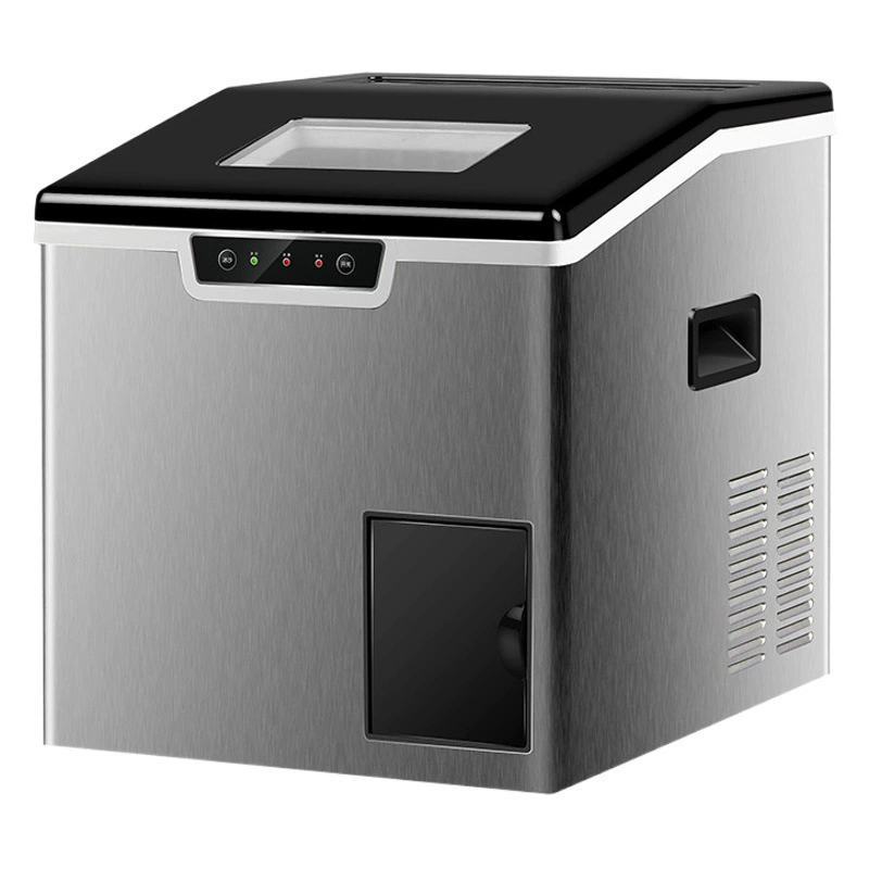 Трансграничная европейская и американская полностью автоматическая настольная мини-машина для производства и измельчения льда весом 35 кг, с функцией быстрой заморозки.