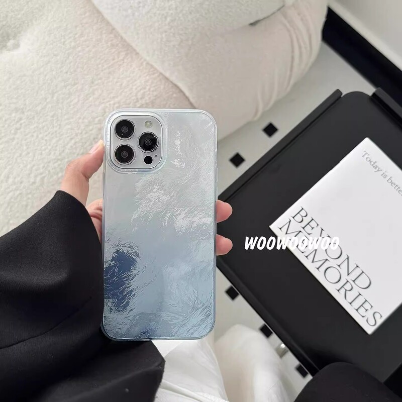 錫箔模様のシンプルなデザインで、Apple 16 Pro Max、iPhone 15、14/13、カップル向け17 AIRのスマホケースに適しています。|undefined