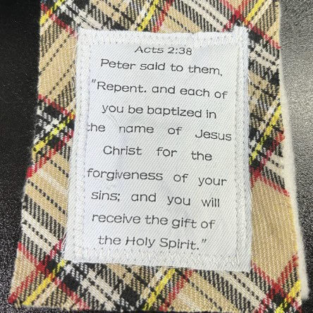 Кросс-борт новое изделие PRAYER QUILT с крестом внутри, вручную шиты цветной стежок