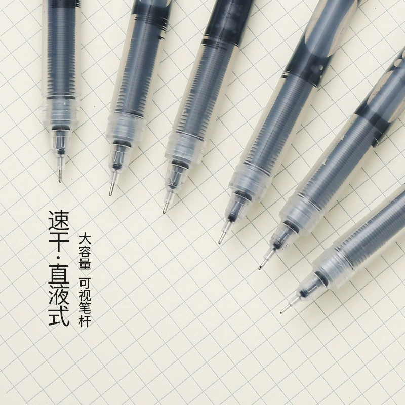 Rollerball capacious quick dry rollerball pen for students, 0.5mm