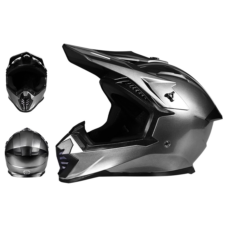 Motosiklet kaskı (dəbilqə): Motuoche 3C Certified Mountain - matte-gray-s53-54